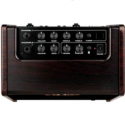 NUX Stageman AC-25 Compact 2-Channel Rechargeable Bluetooth Acoustic Amplifier with Drums image 3
