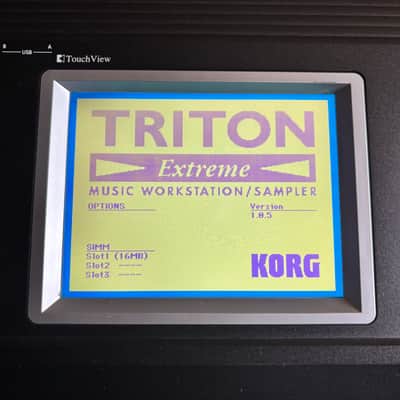 Korg TRITON Extreme 61Key Music Workstation/Sampler Rare Black with orange tube image 5