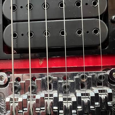 Charvel Fusion Deluxe 1990 1991 - Pearl Red MIJ * Routed for Humbucker in Neck* image 25