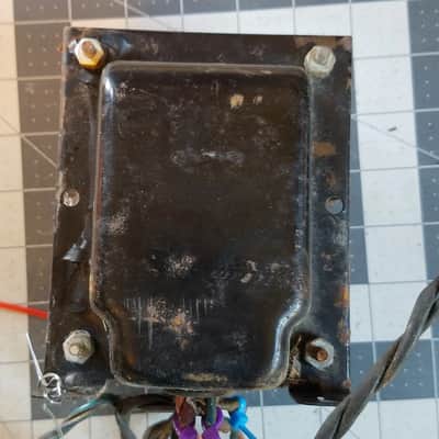 Unknown TM-12  Vintage Power Transformer Tested 315-0-315 / 6.3 / 5 / 12.6 V HUGE 9 lb Tube Amp Project 1950s image 4