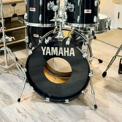 Yamaha 8000 tour custom 22/16/13/12 80s - black image 3