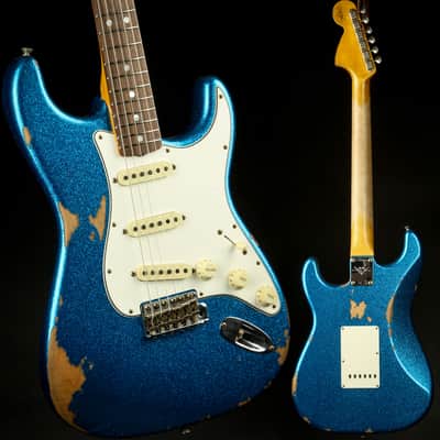 2023 - Fender Custom Shop 1967 Stratocaster Heavy Relic - Blue Sparkle image 1