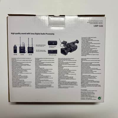 Sony UWP-D26 Wireless Combo Package (UC14: 470–542 MHz) – Mint w/ Box, Mic & TA4F Adapter image 13