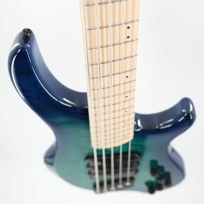 Dingwall Combustion 3X 5-String Multi-Scale Bass - 3-Pickup Quilt Top Whalepoolburst w/Maple Fretboard image 9