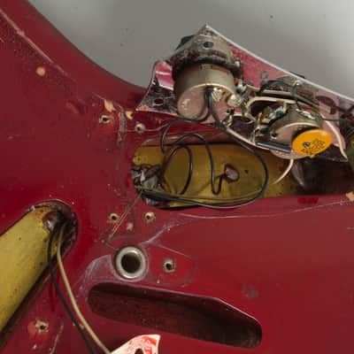 Fender Competition Mustang Solid Body Electric Guitar (1973), ser. #436903, original grey hard shell case. image 20