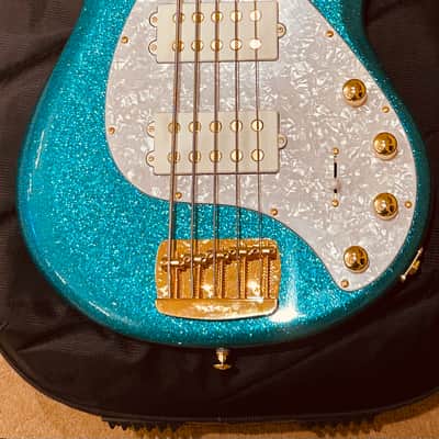 MUSICMAN BONGO5 HS タンジェリン　パール Ernie Ball Music Man Bongo 5 HS Bass Guitar - Tangerine Pearl
