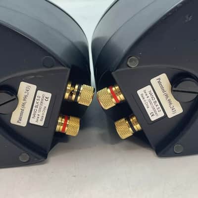 Set of 2 Mirage Nanosat Nano Black 5.0 Satellite Surround Speakers TESTED WORKS image 3