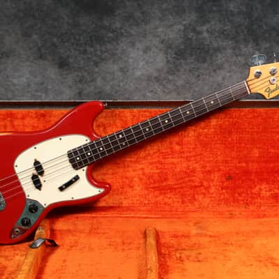 1967 Fender Mustang Bass - Dakota Red - OHSC image 2