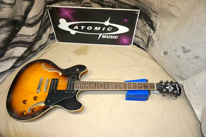 Washburn HB-30 TSK HB30TSK hb30 Semi-Hollow Body Guitar 2010 Tobacco Burst image 1