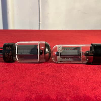 RCA/Philco Mismatched 6L6GC Amp Power Tubes Pair 1980s image 3