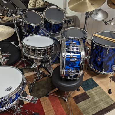 Sonor SQ2 2024 - Blue Tribal 7 Piece Kit image 1