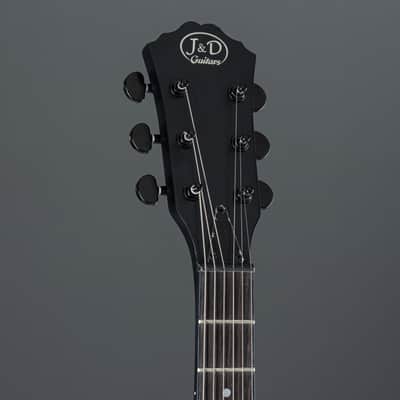 J & D M8B Black Matte - Single Cut Electric Guitar image 4