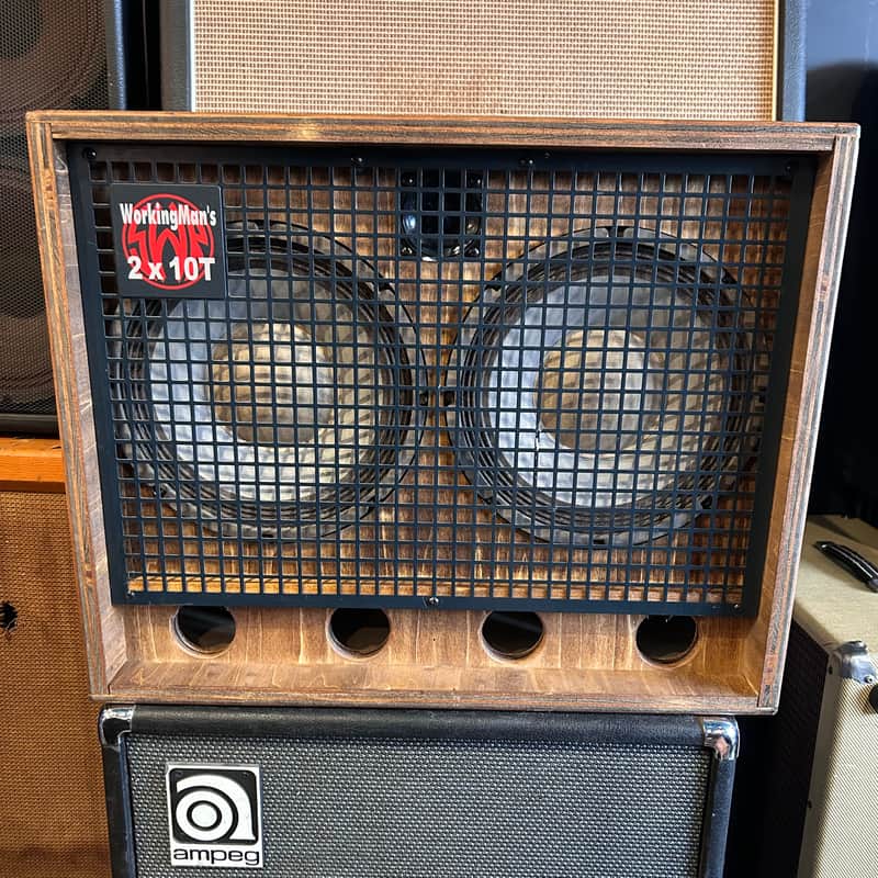 SWR Working Man's 2x10 Stripped Wooden Bass Cabinet image 1