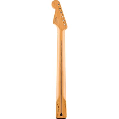 Fender Satin Roasted Maple Fat Stratocaster Neck - Rosewood Fingerboard, 22 Medium Jumbo Frets, 9.5", U Shape image 3