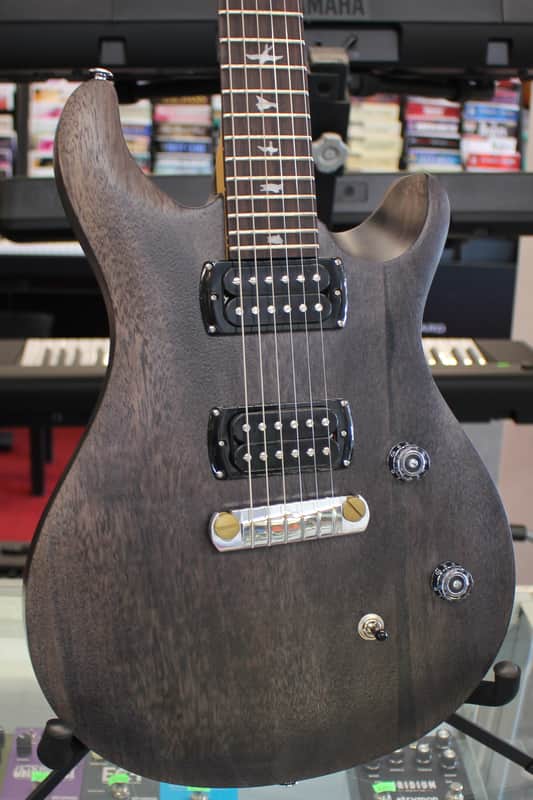 2026 PRS SE CE 24 Standard Stoptail Satin Charcoal Electric Guitar w/Soft Case image 1