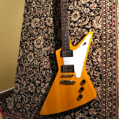 Tokai MIC Love Rock Explorer Korina Top, Gold Hardware image 12