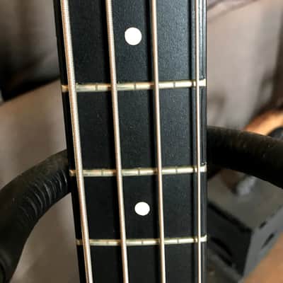 Wal Bass designed for and owned by Greg Lake of Emmerson, Lake & Palmer 1992 Black (unique model) image 6