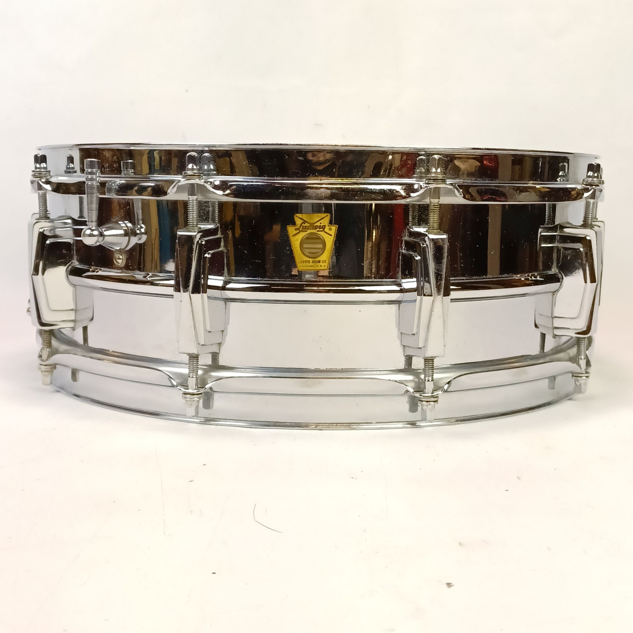 Ludwig '65#130834 Supraphonic 5x14"Snare Drum Vintage 60s Keystone Badge Chicago — main photograph