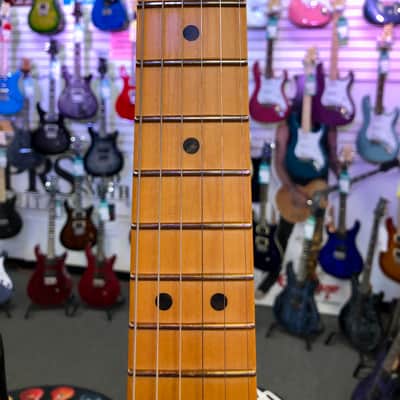 Fender 2021 75th Anniversary American Ultra Luxe Strat, 2 Color Sunburst with Hardshell Case - Pre Owned image 12