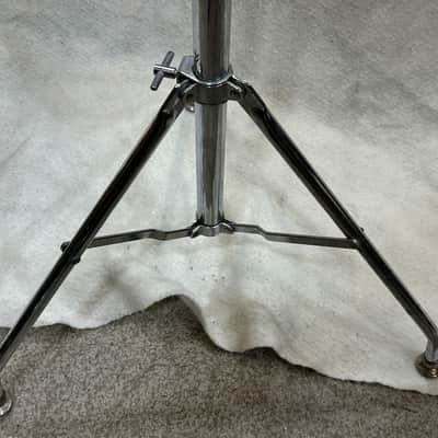 Ludwig Hercules Swivel foot/tube leg Straight Cymbal Stand (1285-CyS-12275) early 70's - chrome image 11