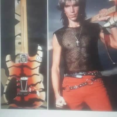 1981 CHARVEL SAN DIMAS BODY with HOT ROD GRAPHICS - made in USA - PRE PRODUCTION image 6
