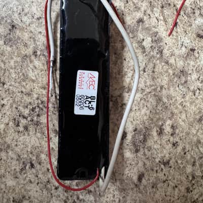 MEC 6 String bass pickups active soap bar 2006 - Black image 12