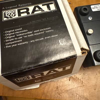 Boxed ProCo RAT Whiteface Reissue 2010s - Black image 4