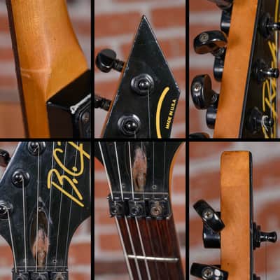 B.C. Rich ST-3 Lightning Bolt Graphic 1988 w/Hard Shell Case image 11