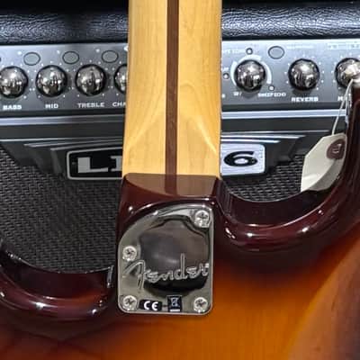 Fender Deluxe Stratocaster HSS with Maple Fretboard 2017 - 2021 - Tobacco Sunburst image 13