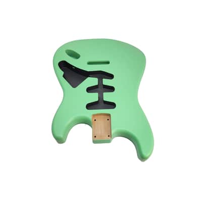 Brio Strat SSS Style Body 2pc Alder Surf Green - Nitro Satin image 4