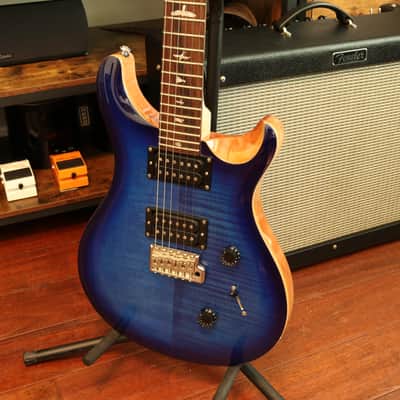PRS SE Custom 24 w/ Bird Inlays - Blue Flame Top image 2