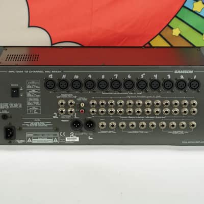 Used Samson MPL-1204 Rack mountable 12 channel MIxer image 5
