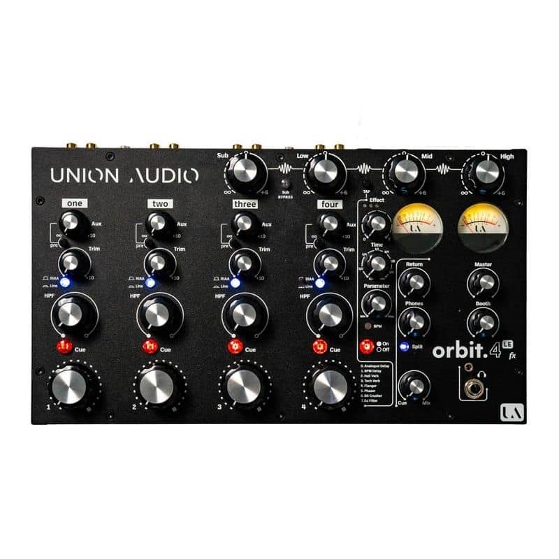 Union Audio orbit.4 LE fx [4-channel rotary analog DJ mixer with built-in effects] (Union Audio) imagen 1
