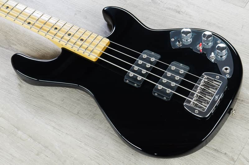G&L USA CLF Research L-2000 Electric Bass Maple Fretboard Jet Black w/ Hard Case image 1