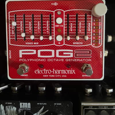 Electro-Harmonix POG2 Polyphonic Octave Generator 2009 - Present - Red / White image 1
