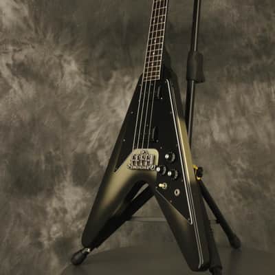 all original 1981 Gibson Flying V Bass SILVERBURST!!! image 9