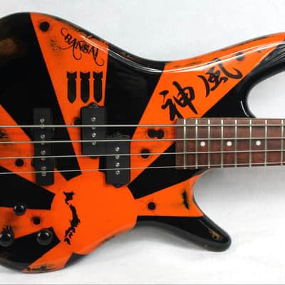 Custom Painted 2019 Ibanez Gio SGR 200B With Light Relic and Graphics image 2