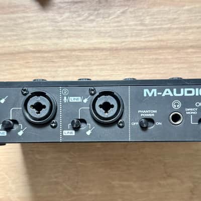 M-Audio M-Track Duo USB Audio Interface 2021 - Black with USB C cable image 2