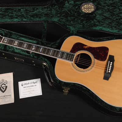 Guild D-55E Dreadnought Acoustic-Electric Guitar Natural 738 image 2
