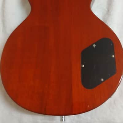 Vintage LV100-AFD Reissued Paradise Single Cut Left-Handed 2010s - Flamed Amber image 2