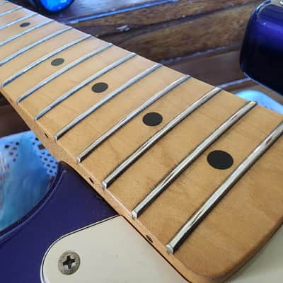 Fender Strat Std MIM SSS 2000 w/bag- blue image 9