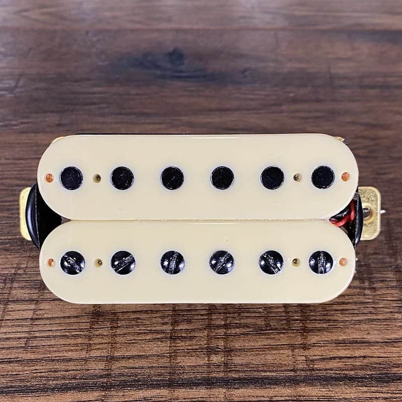 Guitar Project Parts Alnico V Tremolo Space Humbucker Bridge Pickup Cream image 1