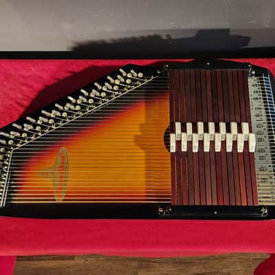 RBI Chrom-A-Harp Autoharp Sunburst image 1