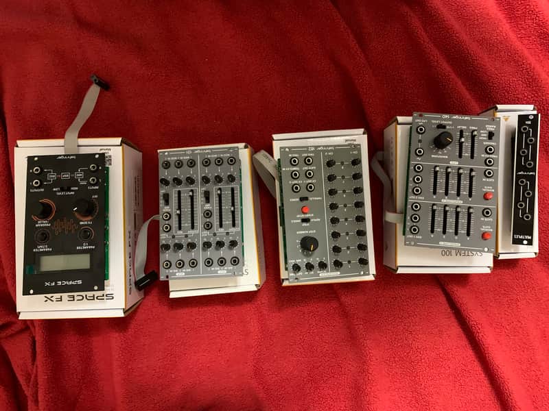 Behringer Eurorack Bundle – 182 Sequencer, Space FX, 121 VCF, 140 Env/LFO, 994 – Excellent w/ Boxes image 1