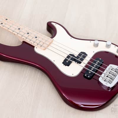 2025 G&L SB-2 PJ Electric Bass Guitar Ruby Red Metallic w/ CoA, Leo Fender image 10