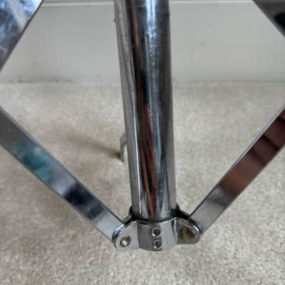 Ludwig Vintage Atlas Snare Drum Stand 3 Legged Base Part - Bonham Like 70s - Chrome image 5