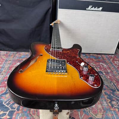 Levinson Delta Thinline Telecaster Style Ash w/VSC Active EQ - 1990's image 13