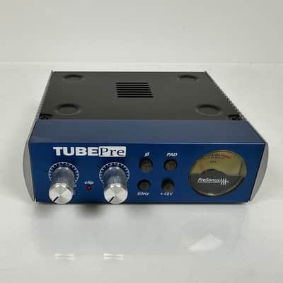 PreSonus TubePre Microphone Preamp Vacuum Tube Phantom Power XLR TRS Inputs image 1