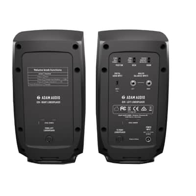 ADAM Audio D3V 3.5-inch Powered Studio Monitor Pair - Black image 4