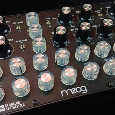 19-Piece Moog-Inspired Aftermarket DFAM Knob Kit New Production - Clear/Aluminum image 17